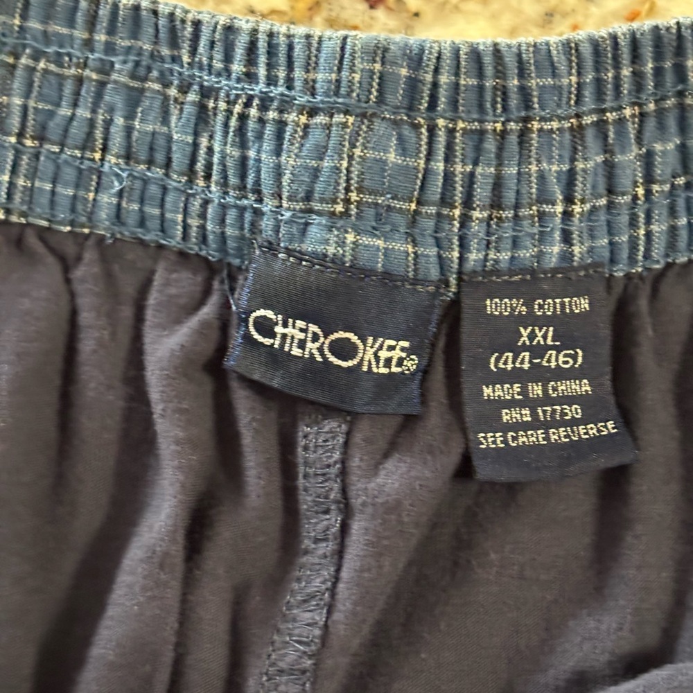 Cherokee Dark Blue Cotton Elastic Waist Shorts - Picture 3 of 3
